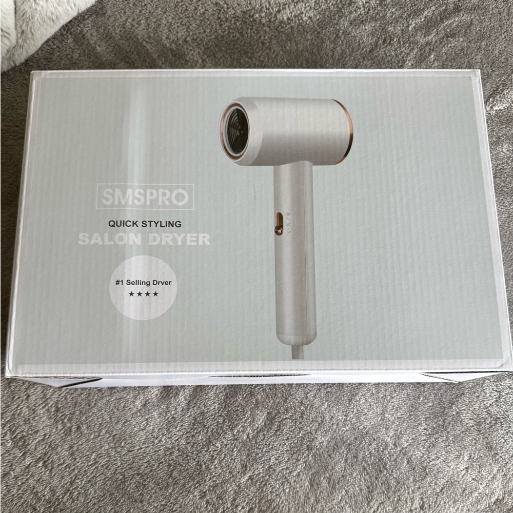 SMS 3100 Series Compact Hair Dryer new in box -White